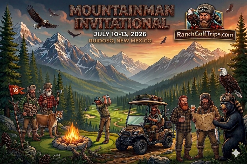 Mountainman Invitational. July 10–13, 2026. Ruidoso, New Mexico. RanchGolfTrips.com
